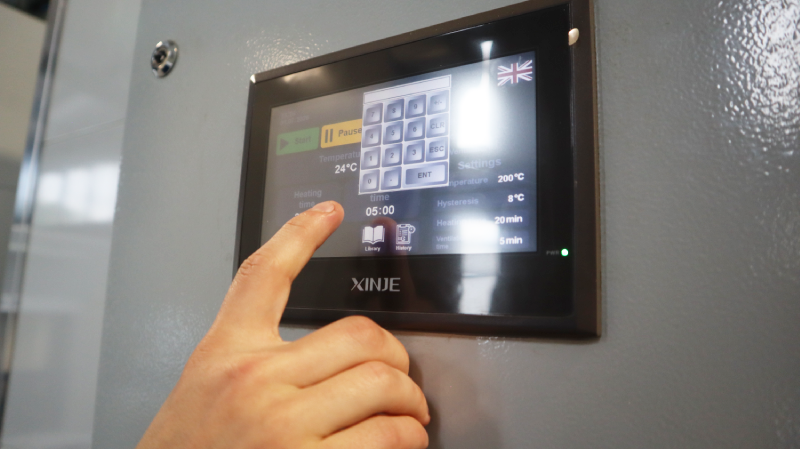 oven touch screen