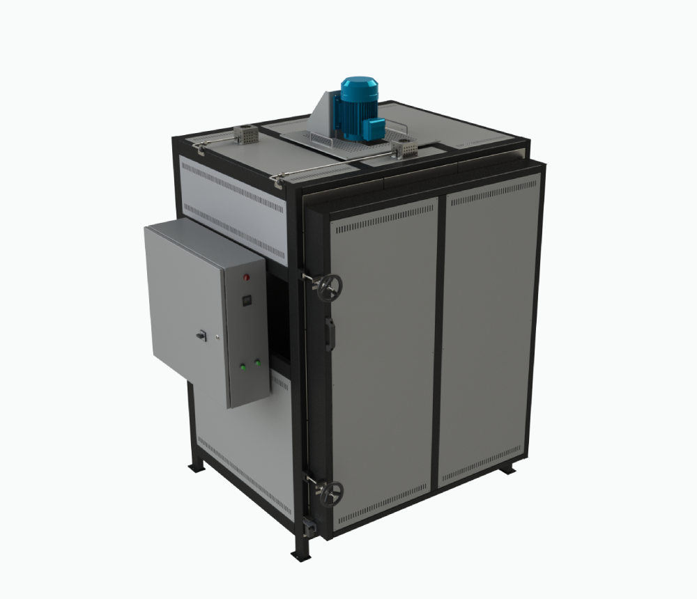 Industrial chamber ovens up to 750°C